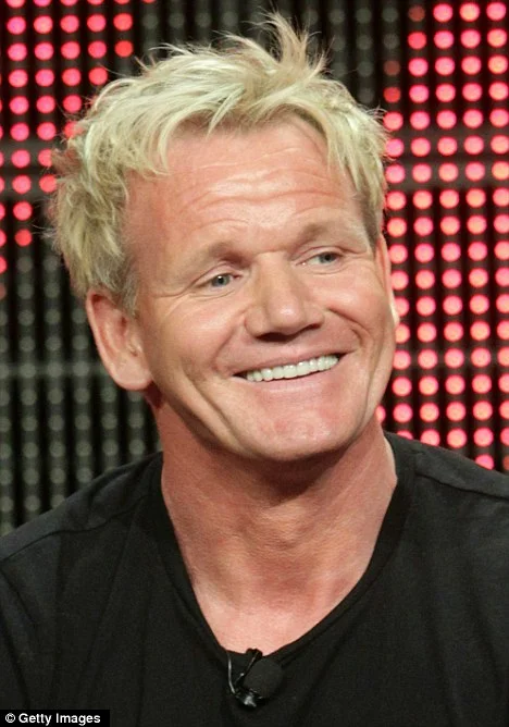 Gordon Ramsay after hair transplant and cosmetic procedures