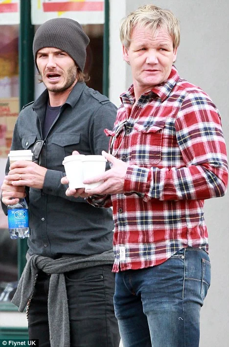 Gordon Ramsay and family at safari park